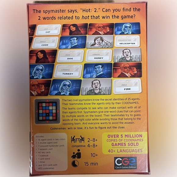 Codenames Board Game Brand New Czech Games Edition Vlaada Chvatil - Picture 4 of 6